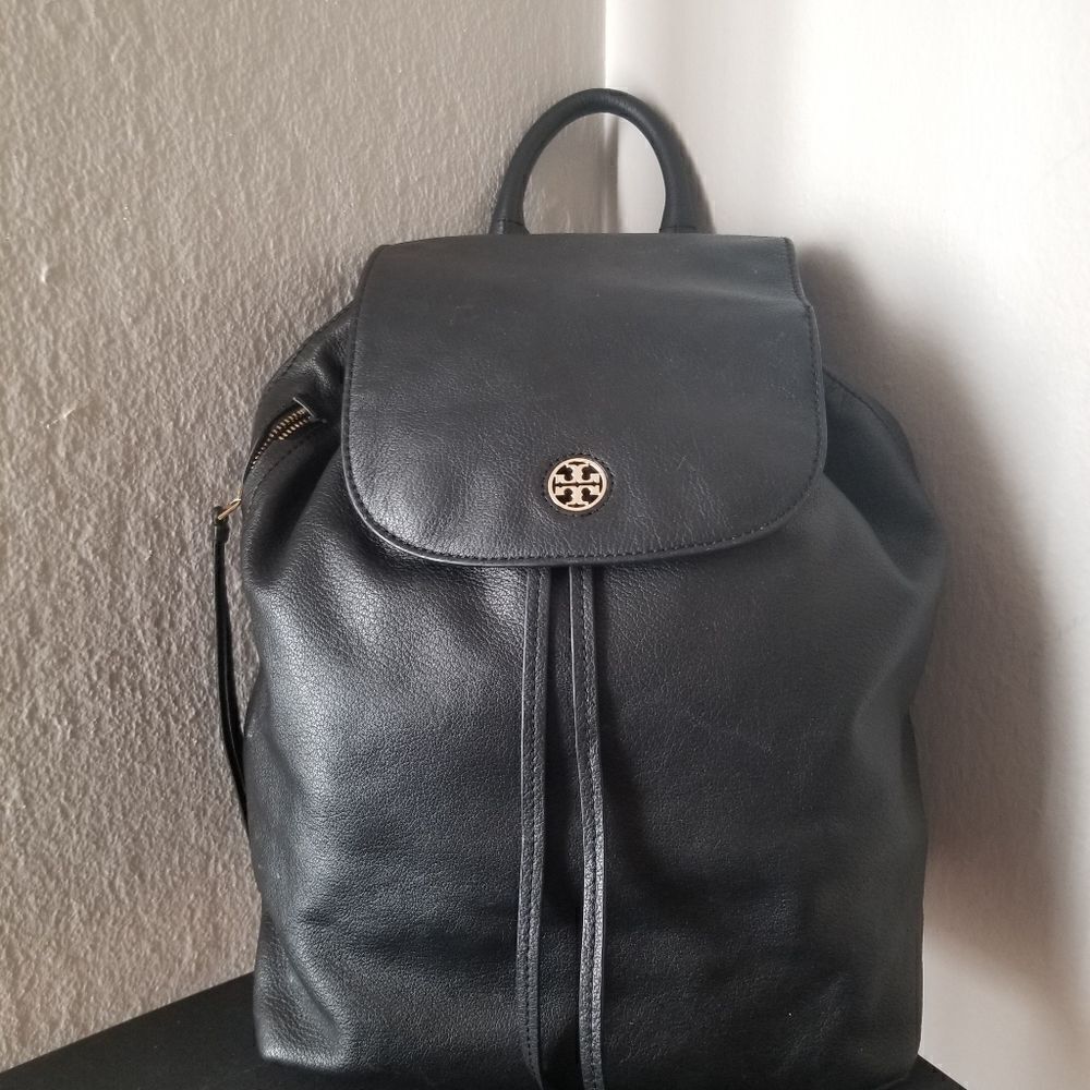 Tory Burch Leather Backpack - Picture 2 of 13